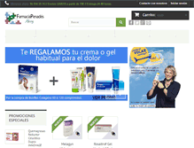Tablet Screenshot of farmaciapenadesalcoy.com